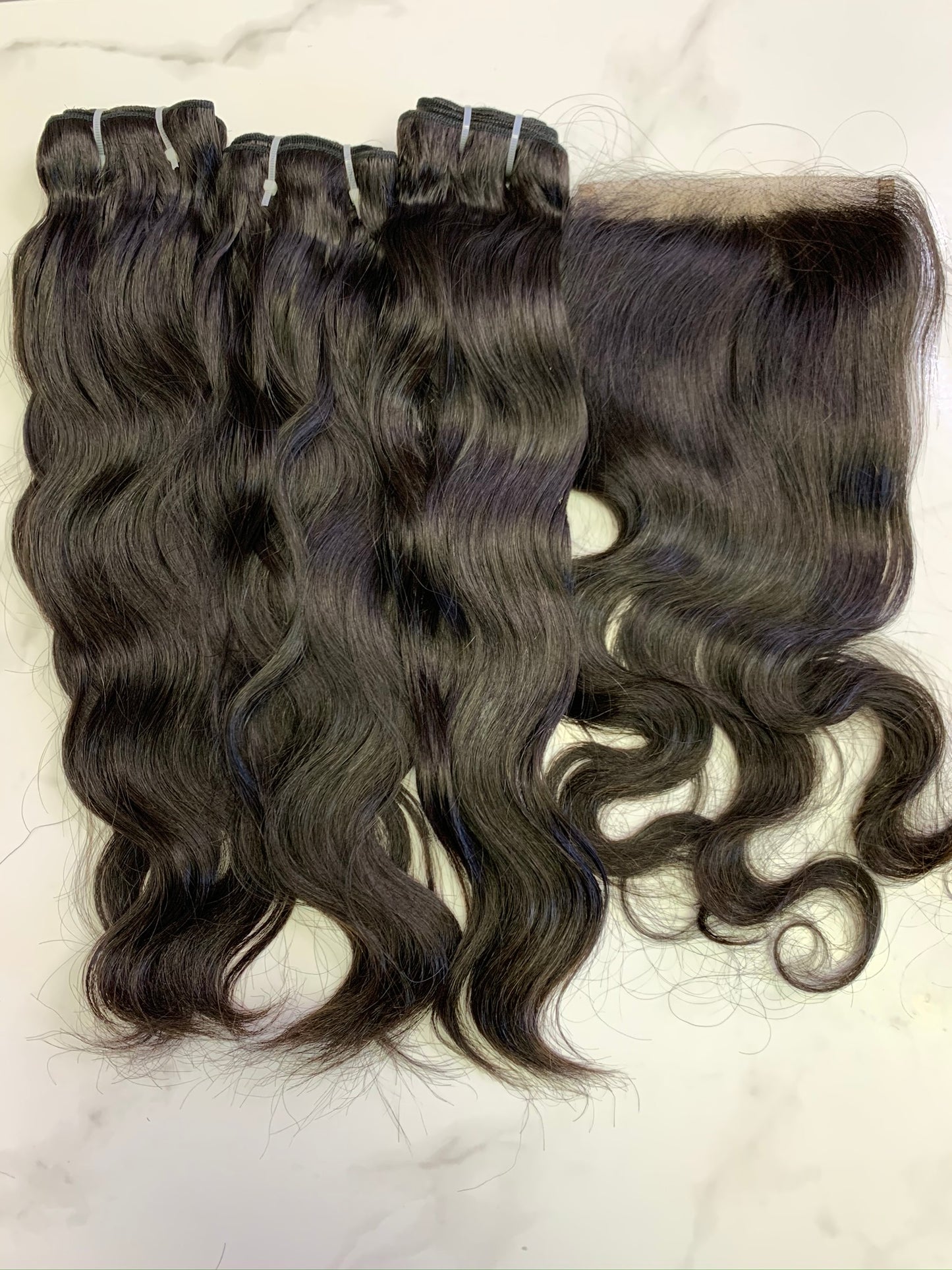 Indian 5x5 Body Wave  Lace Closures